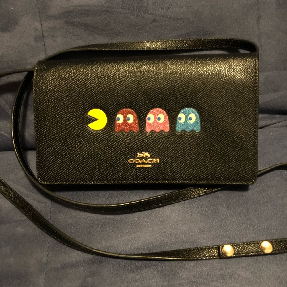 Coach VS packman handbag